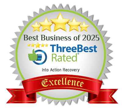 Into Action Recovery-2025 best business badge