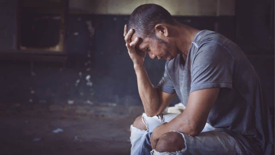 A Man Struggling With Fentanyl Addiction on The Streets of Phoenix