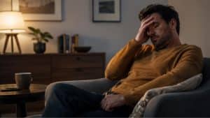 What Does 'Crossfaded' Mean? hero image of a man sitting in a chair.