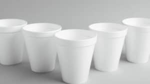 What Is Lean The Dangers of Codeine Cough Syrup hero image of Styrofoam cups.